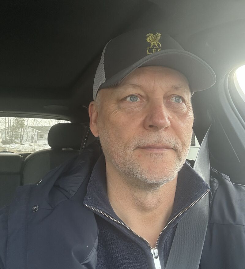 Odd Inge Johansen i bilen